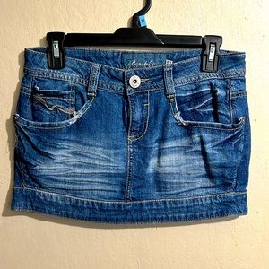 Jean Skinny Skirt